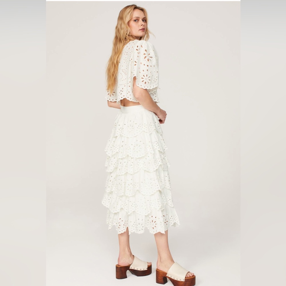 Tali Lace Tiered Skirt